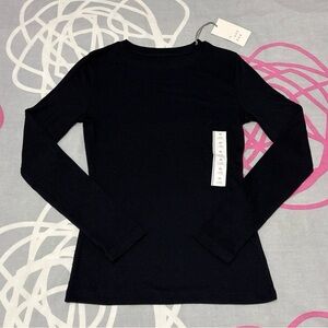 A New Day Black Long Sleeve Top